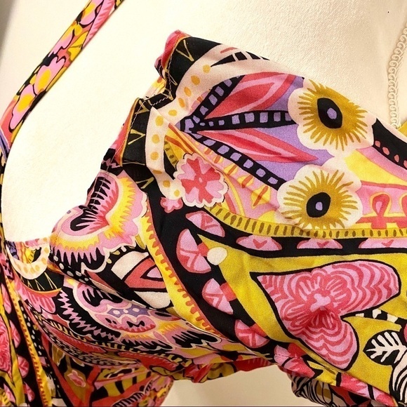 ZARA Accessories mini faux wrap dress with tie - Picture 4 of 10